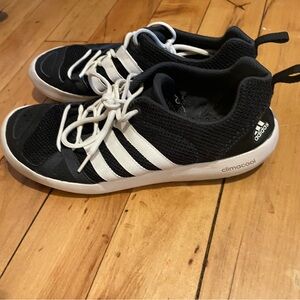 Adidas Black and White Men's Shoes